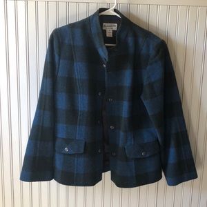 Vintage Pendleton plaid coat